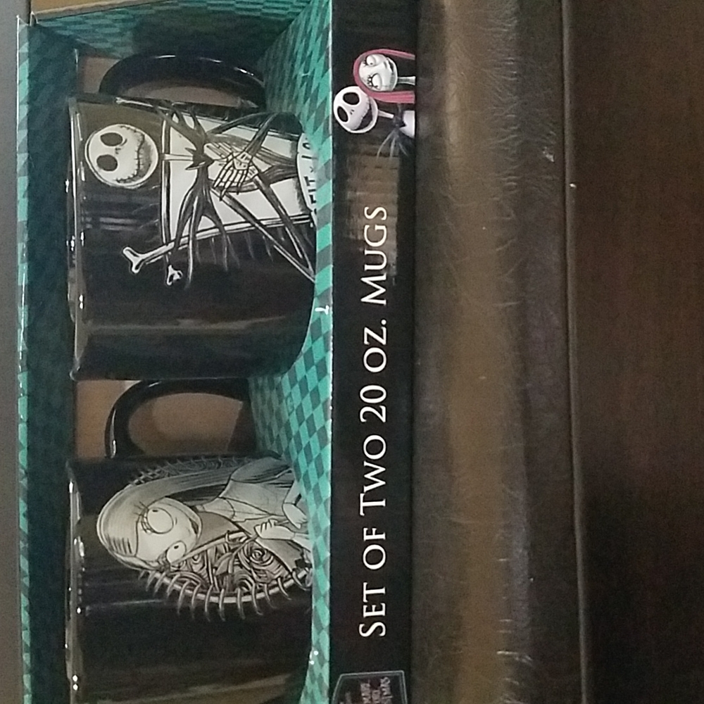 Nightmare before Christmas set of 2 mugs